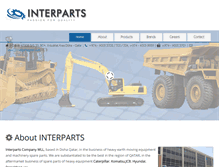 Tablet Screenshot of interpartsqatar.com